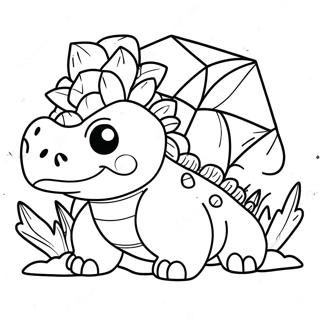 Venusaur värikkäillä kukilla värityssivu | Venusaur värityssivu