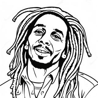 Bob Marley -värityssivu | Bob Marley värityssivu