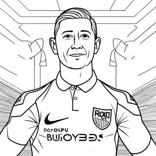Lewandowskin värittämissivu | Lewandowski värityssivu