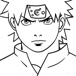 Sasuke Naruto värityssivu | Sasuke Naruto värityssivu