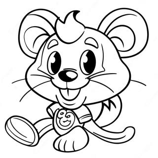 Chuck E. Cheese värityssivu | Chuck E Cheese värityssivu