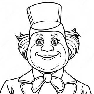 Oompa Loompa Värittämissivu | Oompa Loompa värityssivu