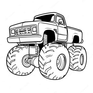 Max D Monsteri Kuorma-auto Värittämissivu | Max D värityssivu