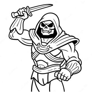 Skeletor -värityssivu | Skeletor värityssivu