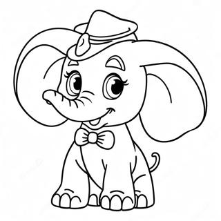Dumbo Värittämissivu | Dumbo värityssivu