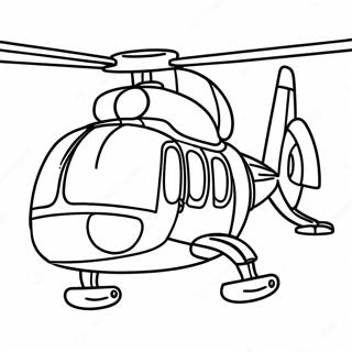 Airbus Helikopteri Värittämissivu | Airbus värityssivu