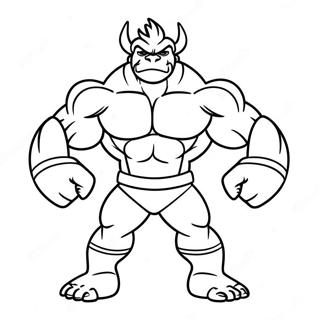 Lihaksikas Machamp jännittävä värityssivu | Machamp värityssivu