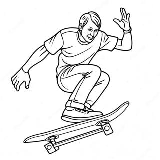 Tony Hawk tekee temppua -värityssivu | Tony Hawk värityssivu