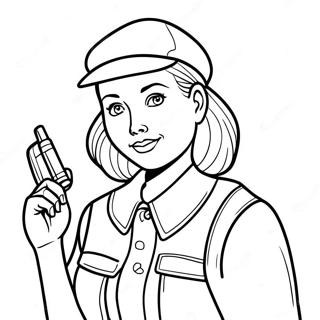 Nancy Drew klassinen mysteerivärityssivu | Nancy Drew värityssivu