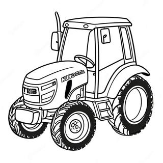 Kubota-traktori värityssivu | Kubota värityssivu