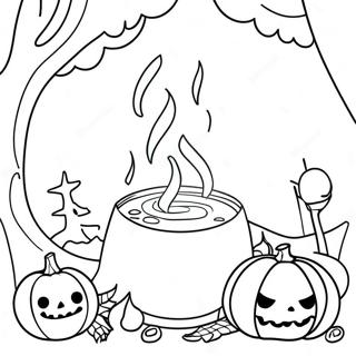 Samhain-juhla värityssivu | Samhain värityssivu