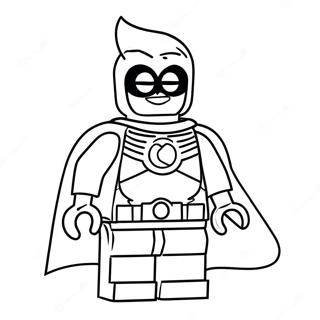 Lego Robin värityssivu | Lego Robin värityssivu