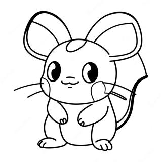Raichu värityssivu | Raichu värityssivu