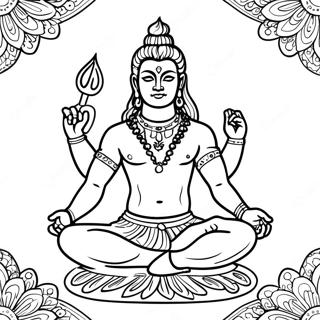 Shiva Värittämissivu | Shiva värityssivu
