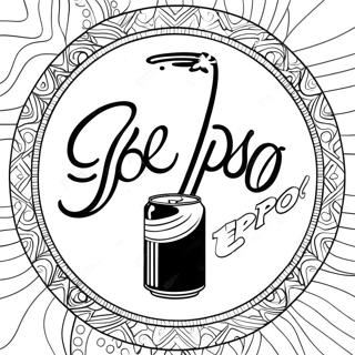 Pepsi-logo | Pepsi värityssivu