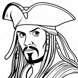 Johnny Depp kapteeni Jack Sparrowna värityssivu | Johnny Depp värityssivu