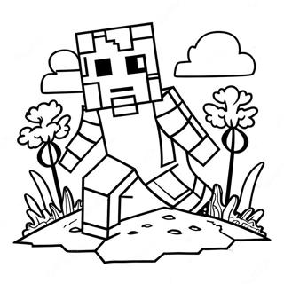 Siisti Minecraft värityssivu | Siistit Minecraft värityssivu