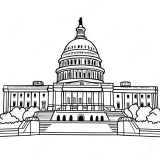 Washington DC:n maamerkki värityssivu | Washington DC värityssivu
