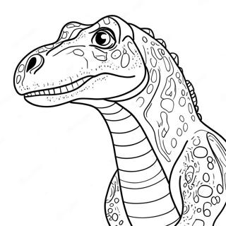 Allosaurus Värittämissivu | Allosaurus värityssivu