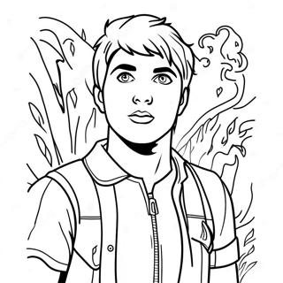 Percy Jackson Värittämissivu | Percy Jackson värityssivu