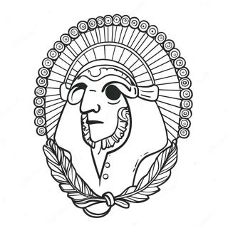 Washington Commanders logo värityskuva | Washington Commanders värityssivu