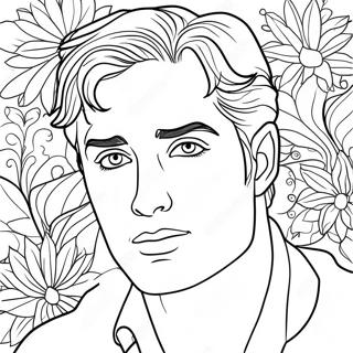 Edward Cullen värityssivu | Edward Cullen värityssivu