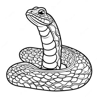 Boa-käärme Värittämissivu | Boa Constrictor värityssivu
