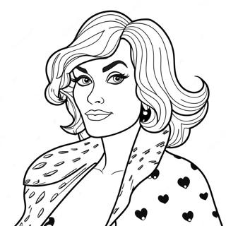 Cruella Deville -värityssivu | Cruella Deville värityssivu