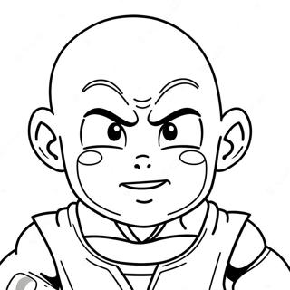 Krillin värittämissivu | Krillin värityssivu