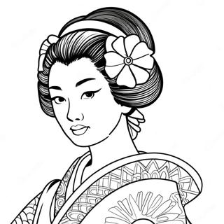 Geisha Värittämissivu | Geisha värityssivu