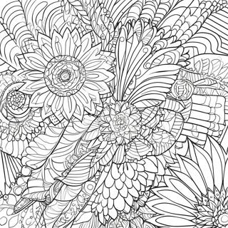 Monimutkaiset Spirograafi Kuvio Värittämislehti | Spirograph värityssivu