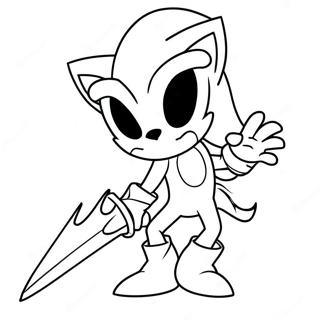 Excalibur Sonic Värittämislehti | Excalibur Sonic värityssivu