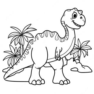 Jumbo Dinosauruksen Värittämissivu | Jumbo värityssivu
