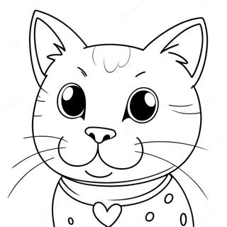 Pop Cat -värityssivu | Pop Cat värityssivu