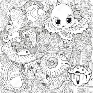 Mythomorphia monimutkaiset kuviot värittämissivu | Mythomorphia värityssivu