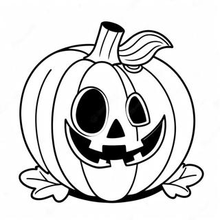 Mini Halloween-kurpitsa värityssivu | Mini Halloween värityssivu