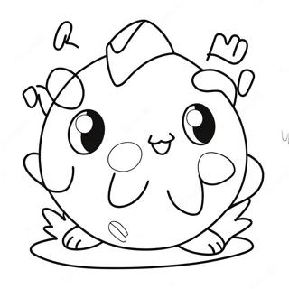 Togepi söpö värityskuvassa | Togepi värityssivu
