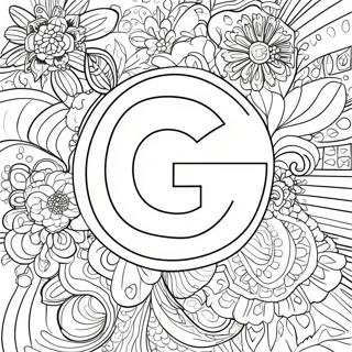 Google-logo värityssivu | Google värityssivu