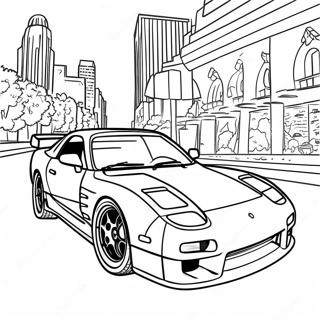 RX7 urheiluauto värityssivu | RX7 värityssivu
