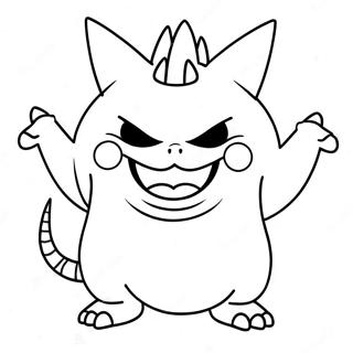 Gengar värityssivu | Gengar värityssivu
