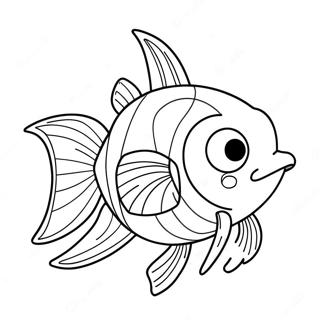 Magikarp -värityssivu | Magikarp värityssivu