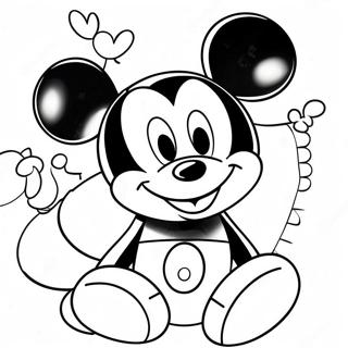Disney Hyvää Syntymäpäivää Värityskuvat