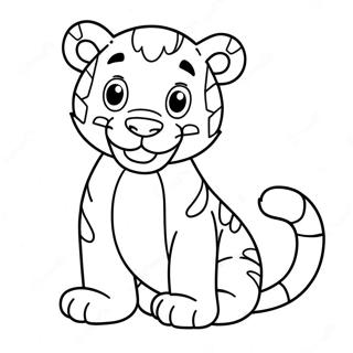 Tigger Värittämissivu | Tigger värityssivu