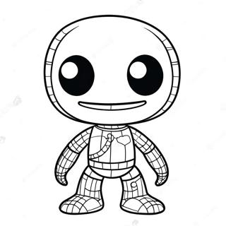 Sackboy värittämissivu | Sackboy värityssivu