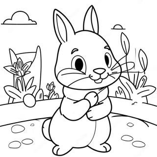 Peter Rabbit -värityssivu | Peter värityssivu