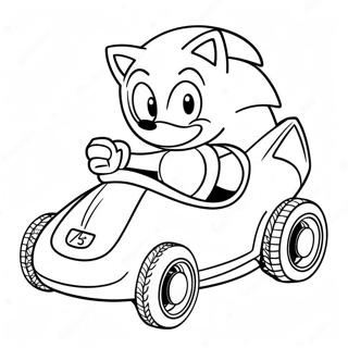 Sonic the Hedgehog -kilpailu värityssivu | Sonic Riders värityssivu