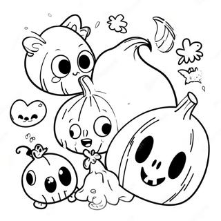 Suloiset Spookiz-hahmot värittämissivu | Spookiz värityssivu