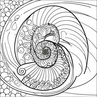 Värikäs Fibonacci-jakso värityssivu | Fibonacci värityssivu