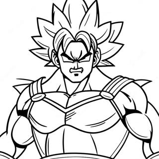 Bardockin värittämissivu | Bardock värityssivu