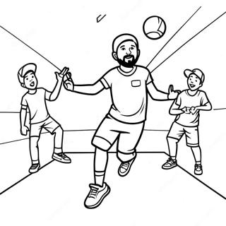 Dude Perfect -temppu värityssivu | Dude Perfect värityssivu